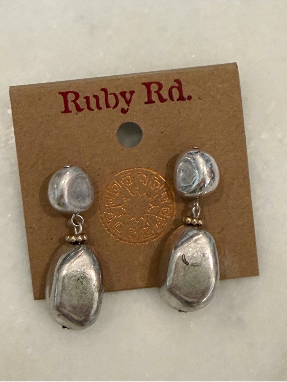 Ruby Rd. Silver Drop Earrings